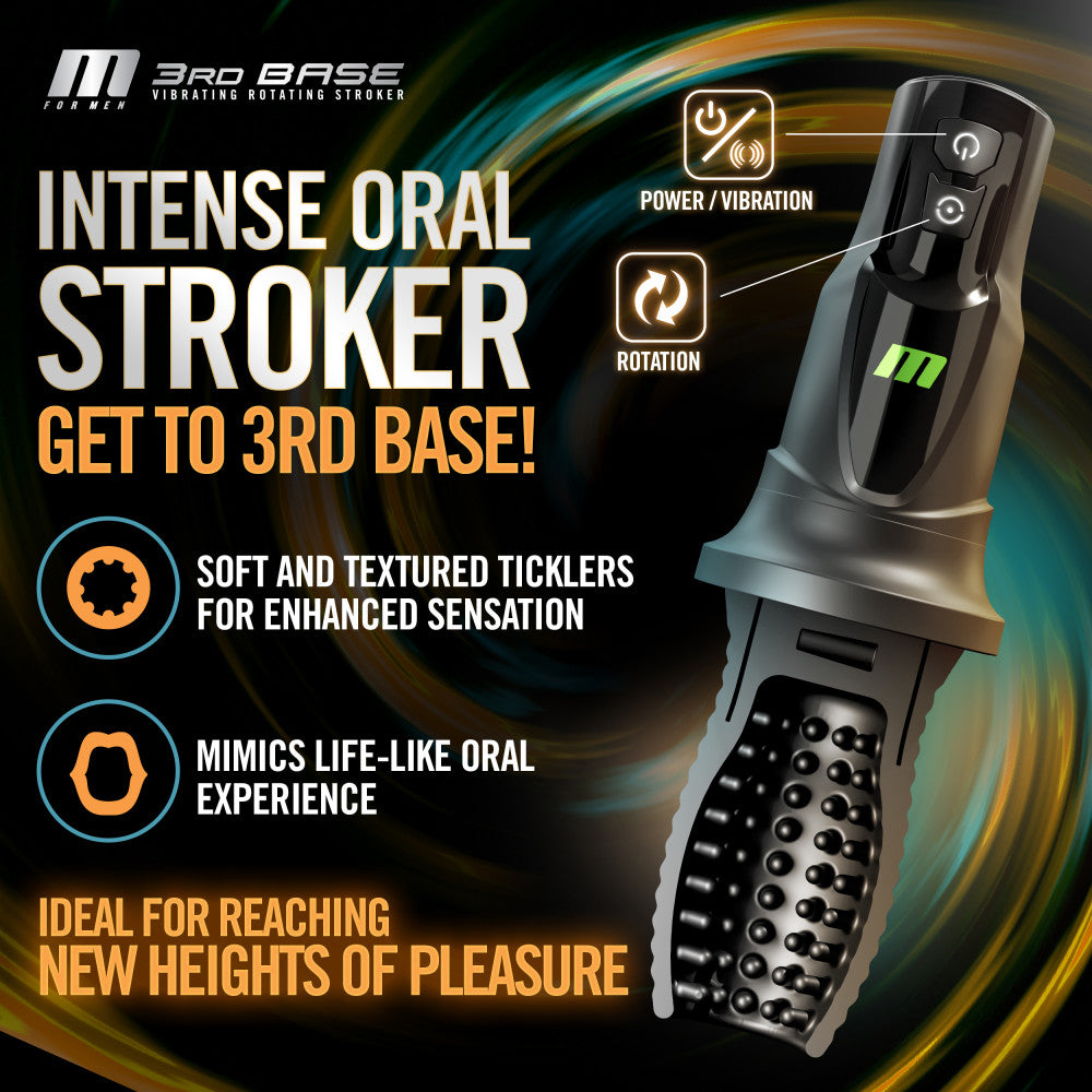 M For Men 3rd Base Auto Stroker | The Love Boulevard