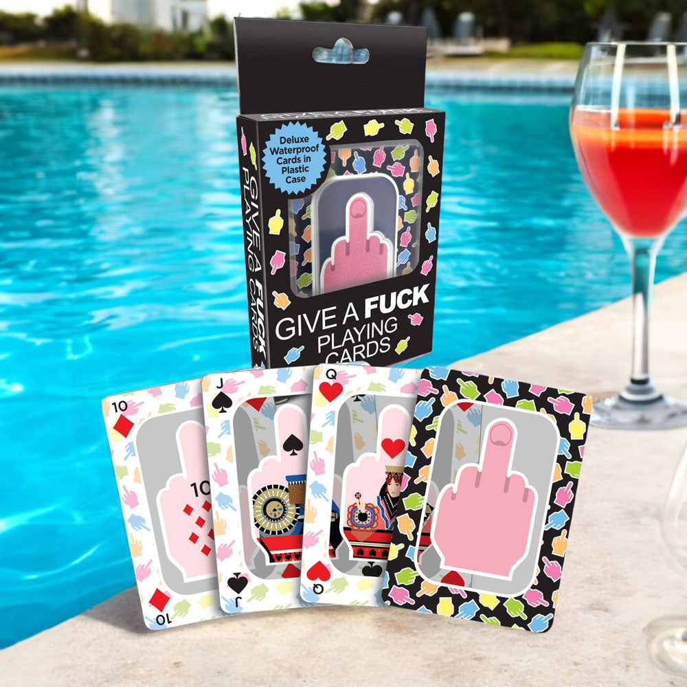 Middle Finger Waterproof Playing Cards | The Love Boulevard