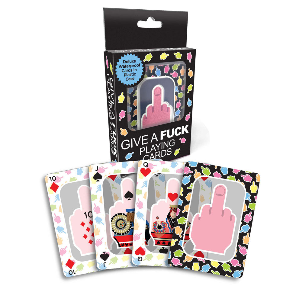 Middle Finger Waterproof Playing Cards | The Love Boulevard