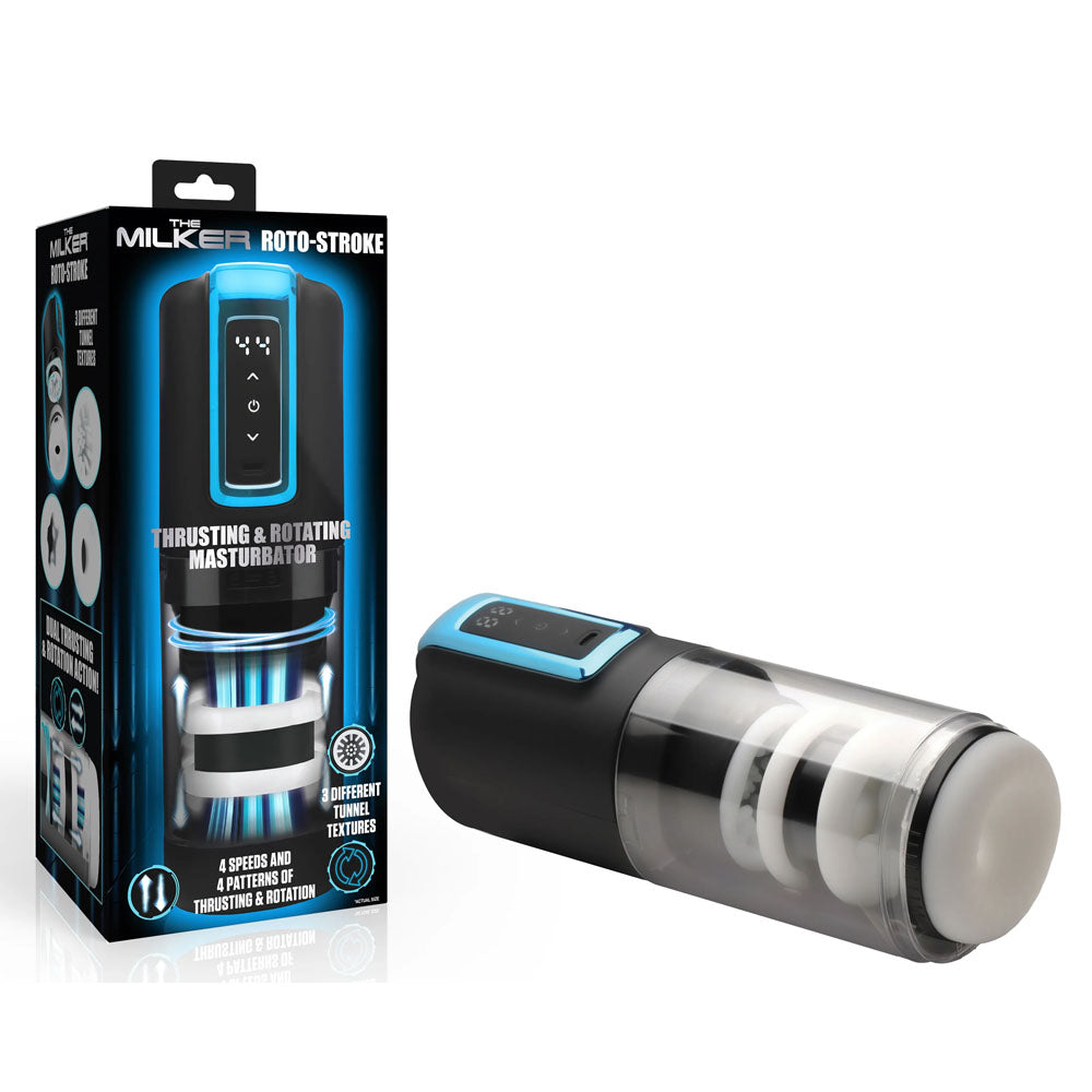 Milker Roto Stroke Thrusting Rotating Masturbator | The Love Boulevard