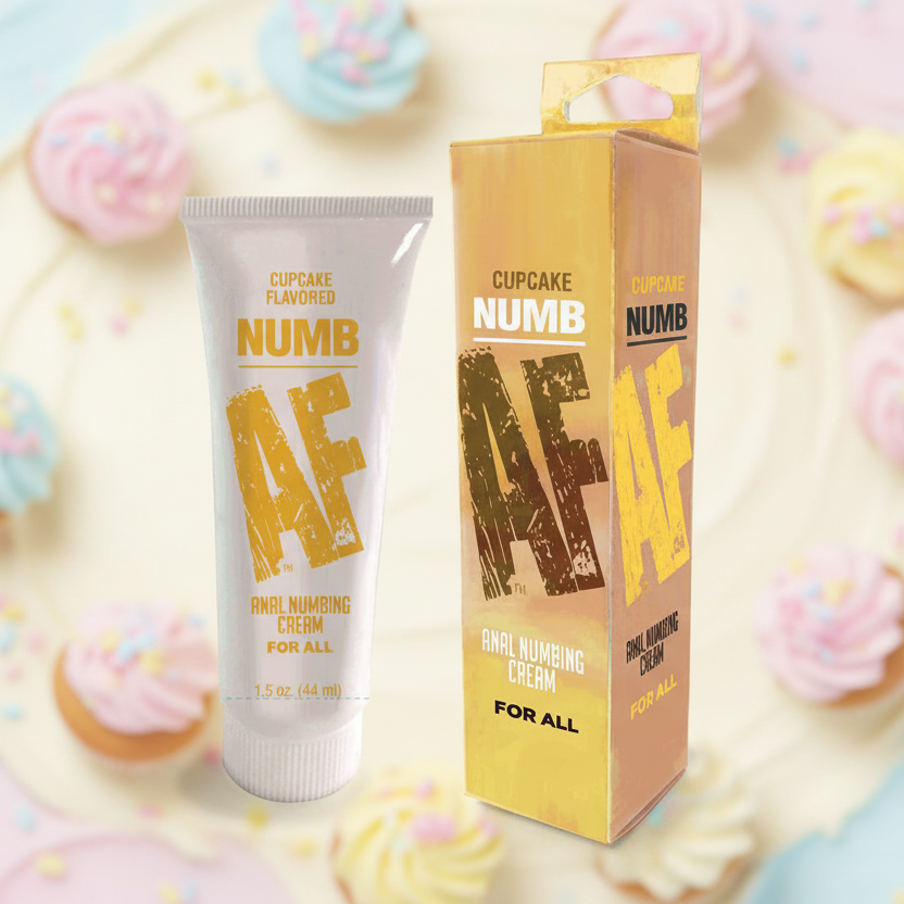Numb AF Cupcake Anal Numbing Cream – Comfort with a Sweet Twist