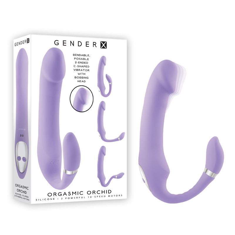 Orgasmic Orchid Strapless Strap-On 19cm | The Love Boulevard