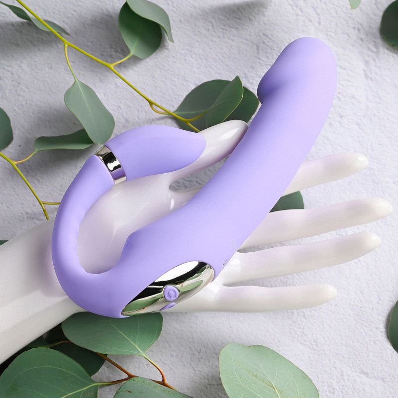 Orgasmic Orchid Strapless Strap-On 19cm | The Love Boulevard
