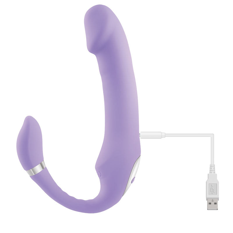 Orgasmic Orchid Strapless Strap-On 19cm | The Love Boulevard