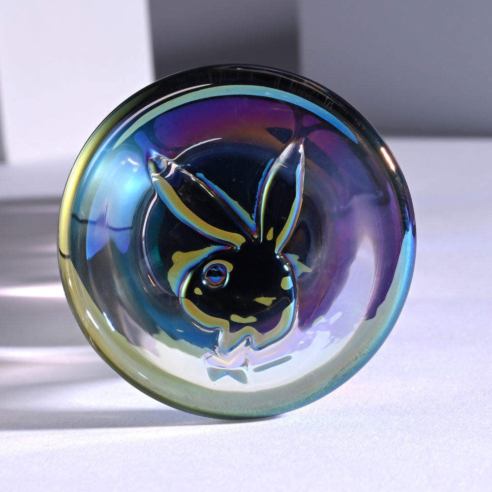 Playboy Rabbit Head design on the iridescent Jewels Wand base