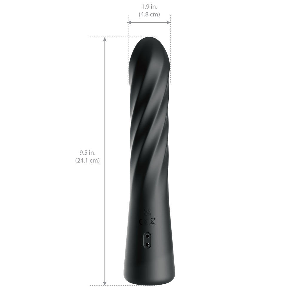 Twist Ecstasy overall length and width measurement diagram