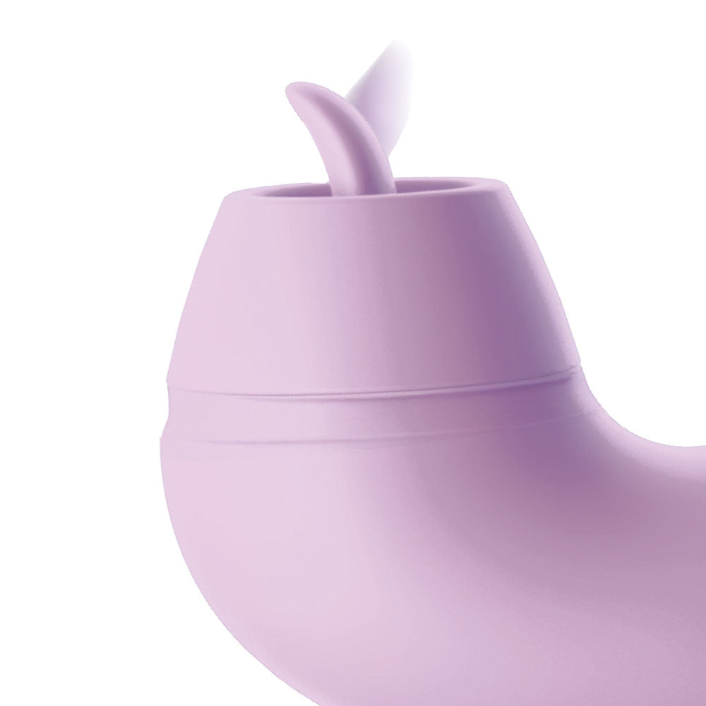 Fantasy For Her G-Touch Pulse Pro 23.4cm (9.2 inches) purple rabbit vibrator — product view 4