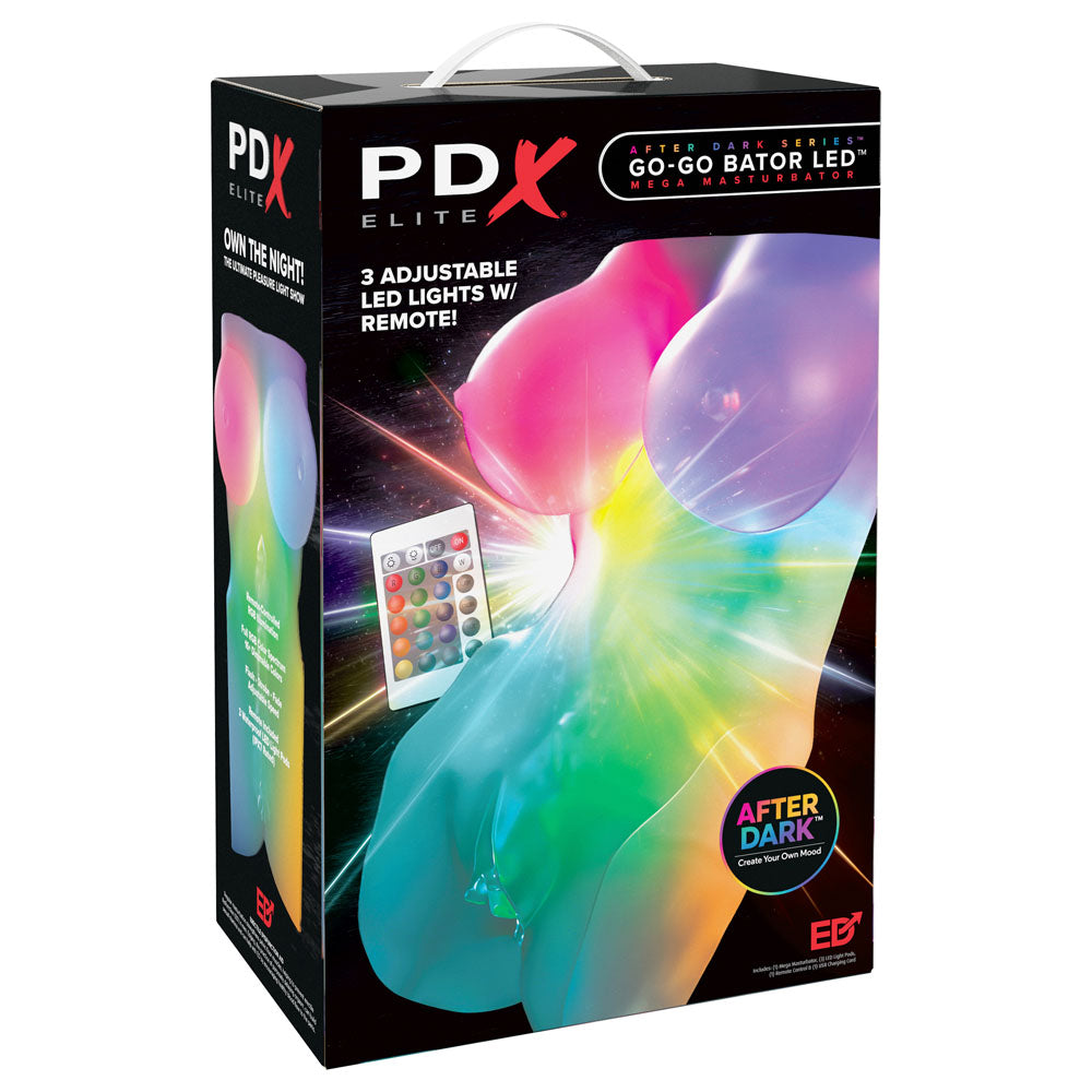 PDX Elite Go-Go Bator LED Mini Torso Masturbator | The Love Boulevard