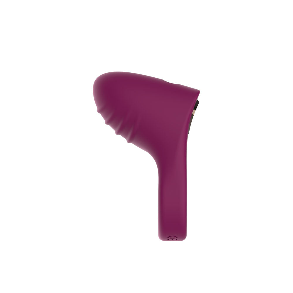 Passion Play 8.3cm (3.27 inches) purple rechargeable vibrating cock ring — product image 2