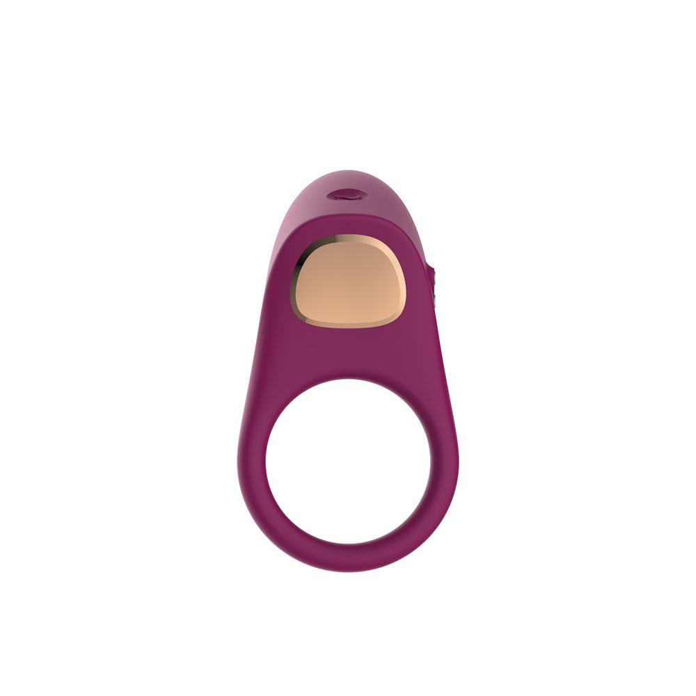 Passion Play 8.3cm (3.27 inches) purple rechargeable vibrating cock ring — product image 3