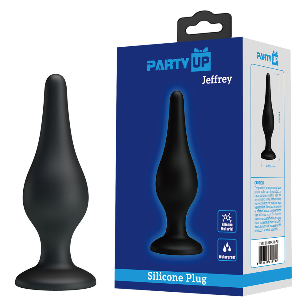Party Up Jeffrey Silicone Butt Plug | Deep, Sensual Curves