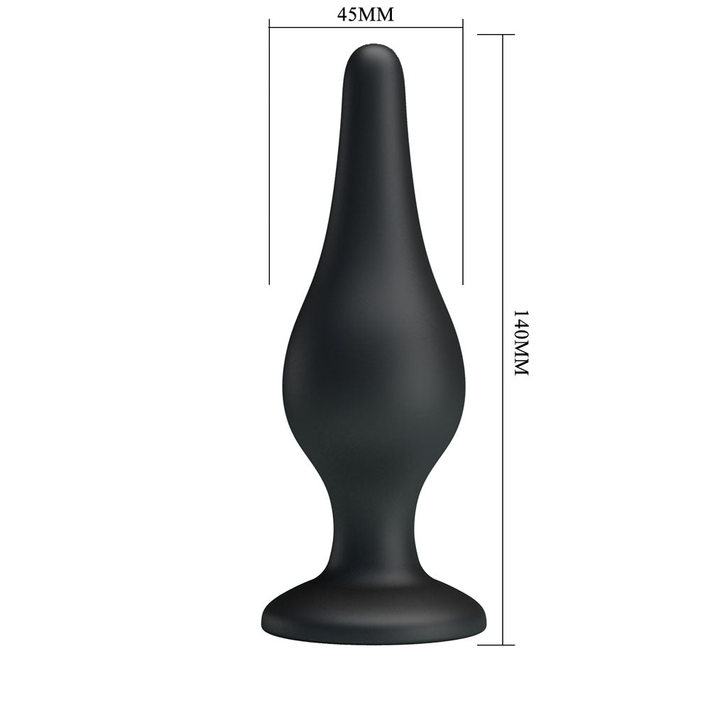 Party Up Jeffrey Silicone Butt Plug | Deep, Sensual Curves