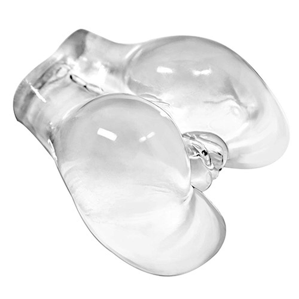 Peek A Booty Clear Dual-Entry Masturbator | The Love Boulevard