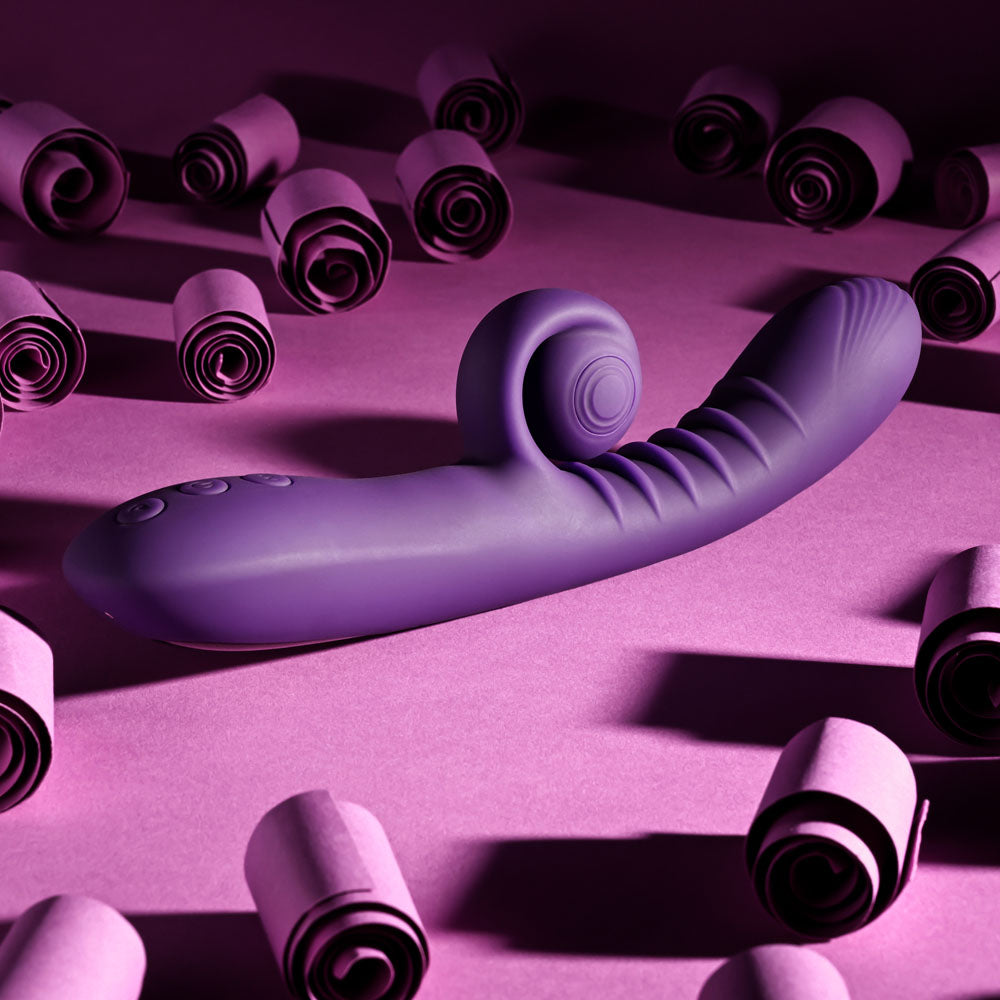 Playboy Curlicue Rechargeable Rabbit Vibrator | The Love Boulevard