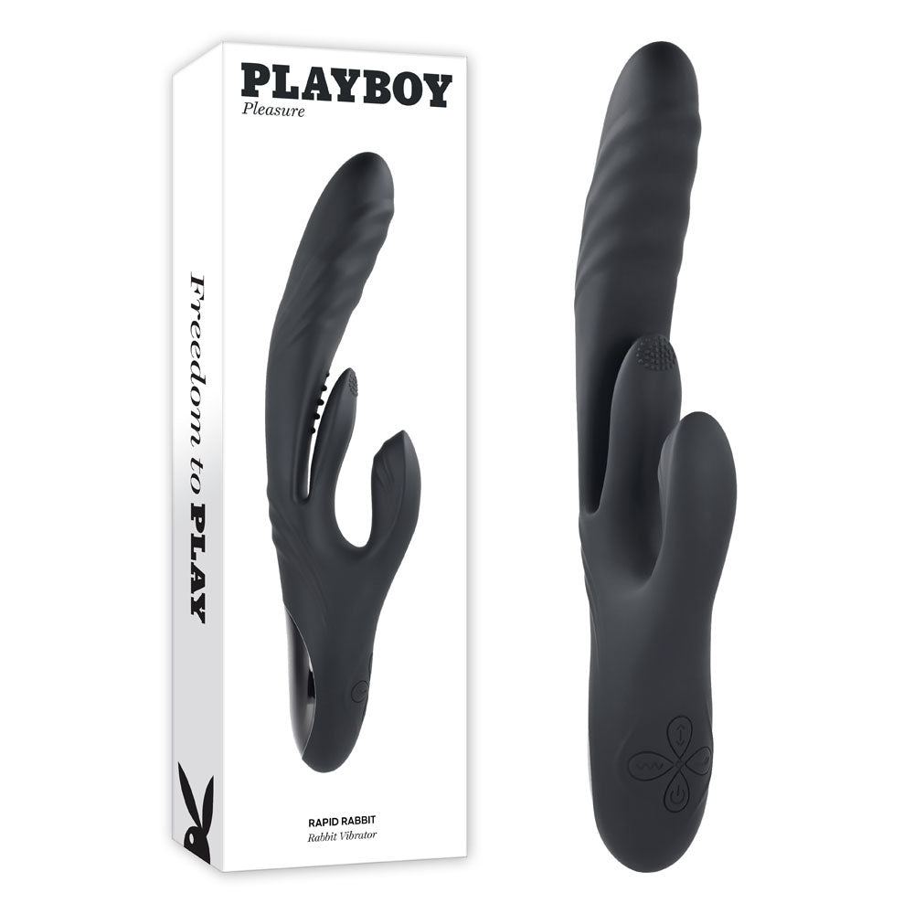 Playboy Pleasure Rapid Rabbit Vibrator | The Love Boulevard