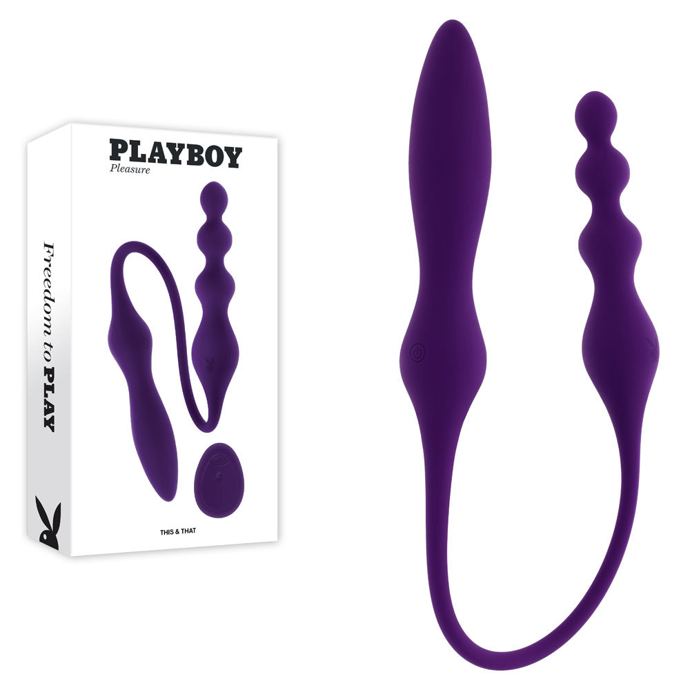 Playboy Pleasure This & That Dual Ended Vibrator | The Love Boulevard