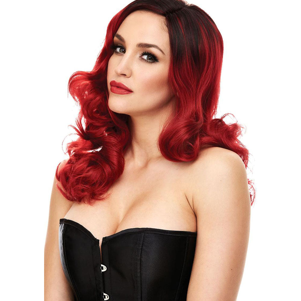 Pleasure Wigs Candice Red/Black Wig - The Love Boulevard