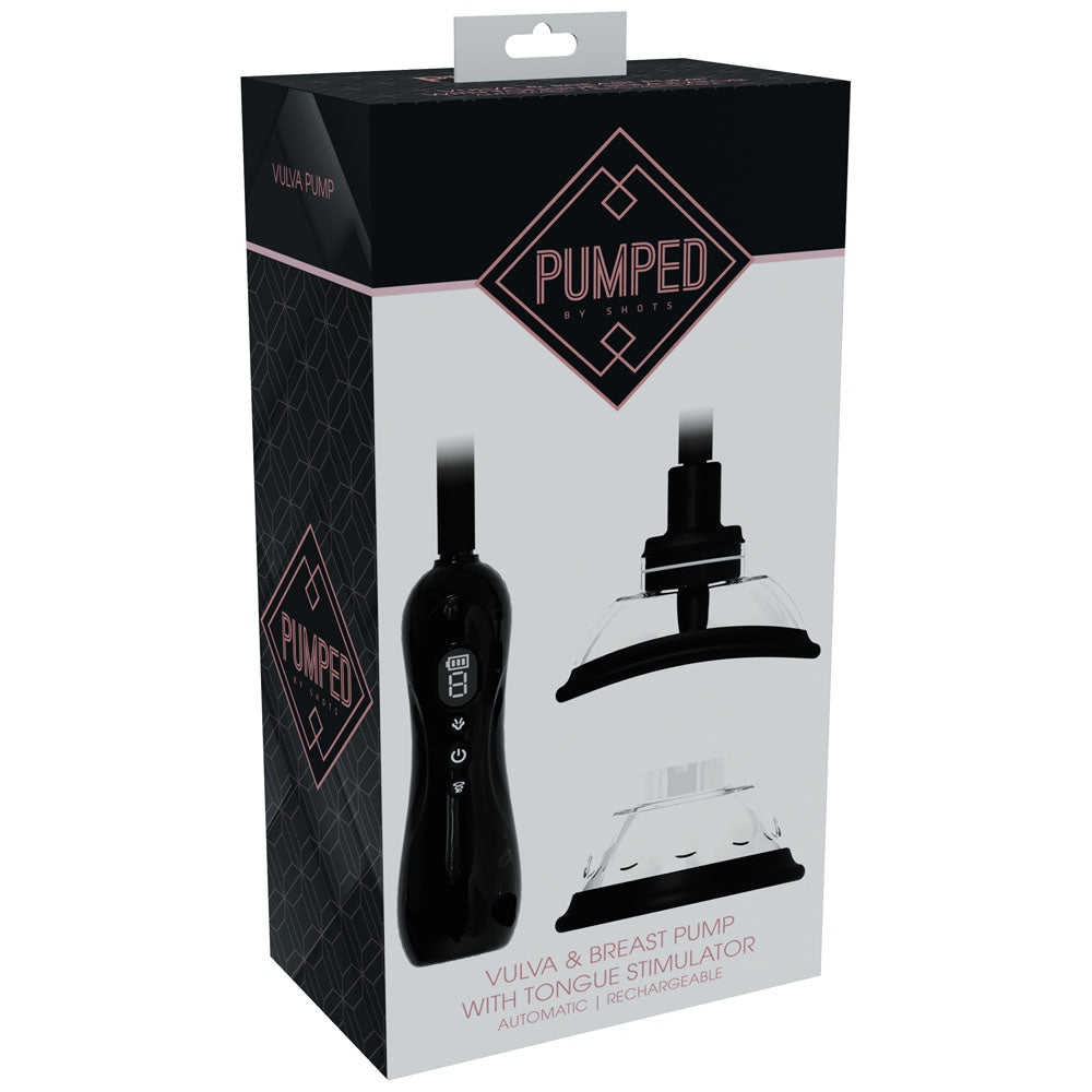 Pumped Vulva & Breast Pump with Tongue Stimulator | The Love Boulevard