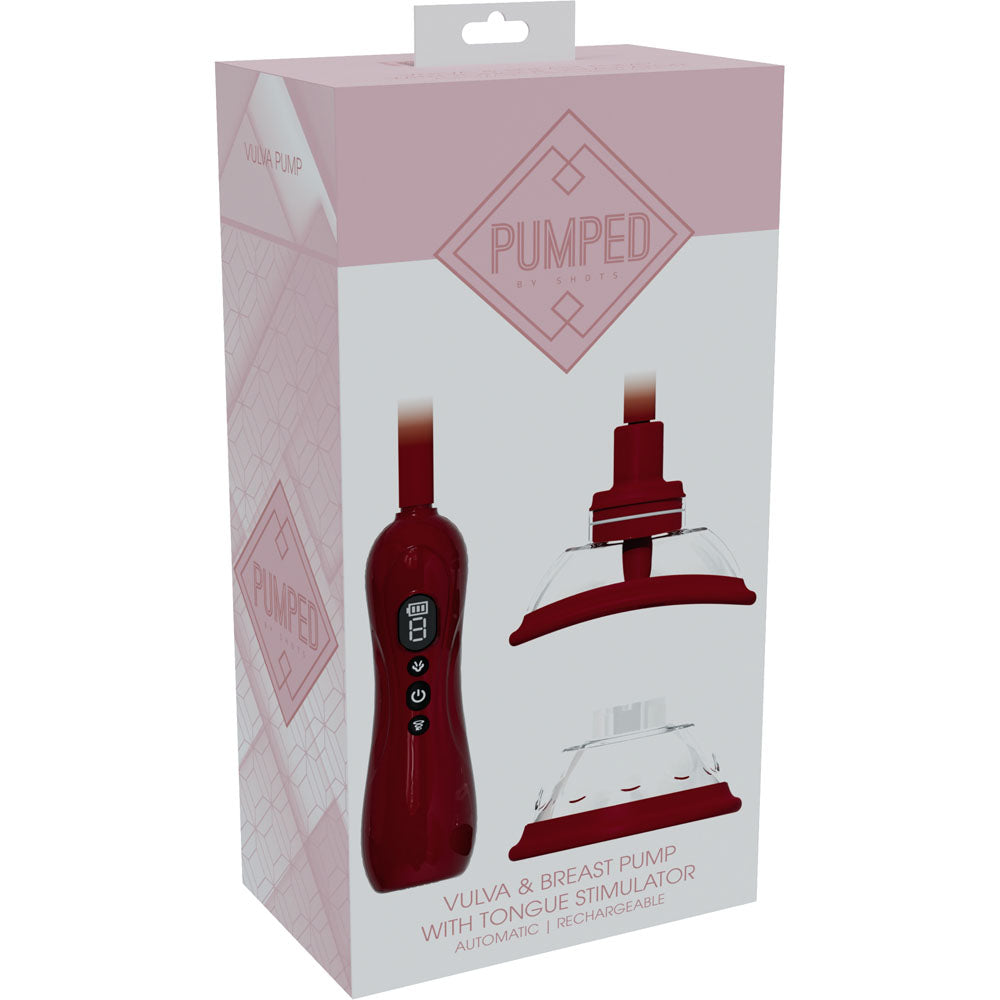 Pumped Vulva & Breast Pump with Tongue Stimulator | The Love Boulevard
