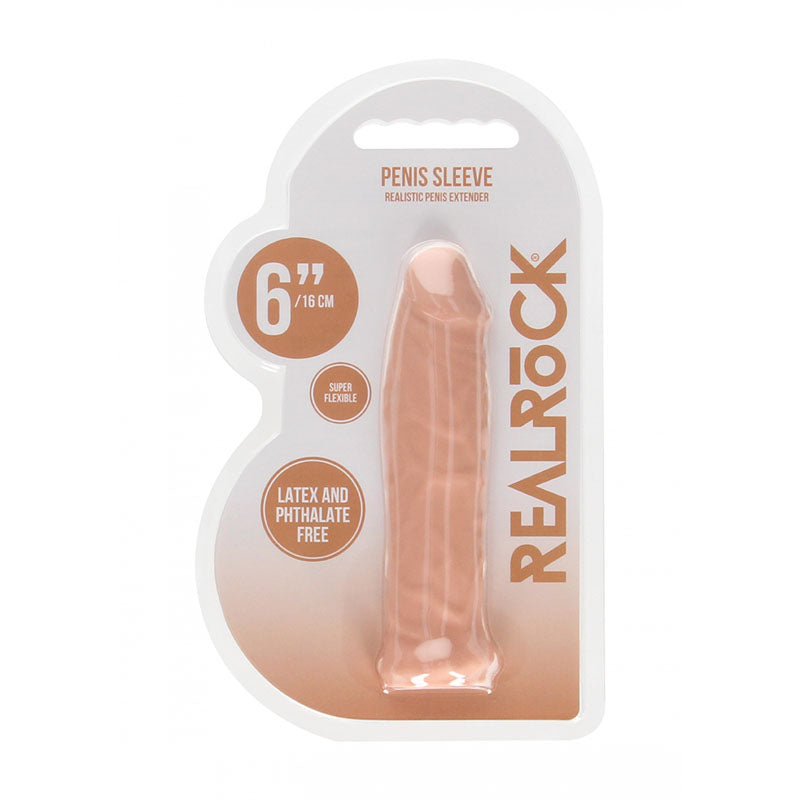 RealRock 15cm Penis Sleeve With Soft Skin Feel | The Love Boulevard