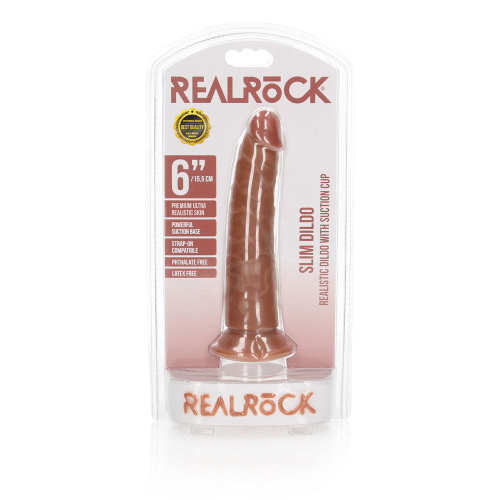 RealRock Slim Realistic Dildo With Suction Cup