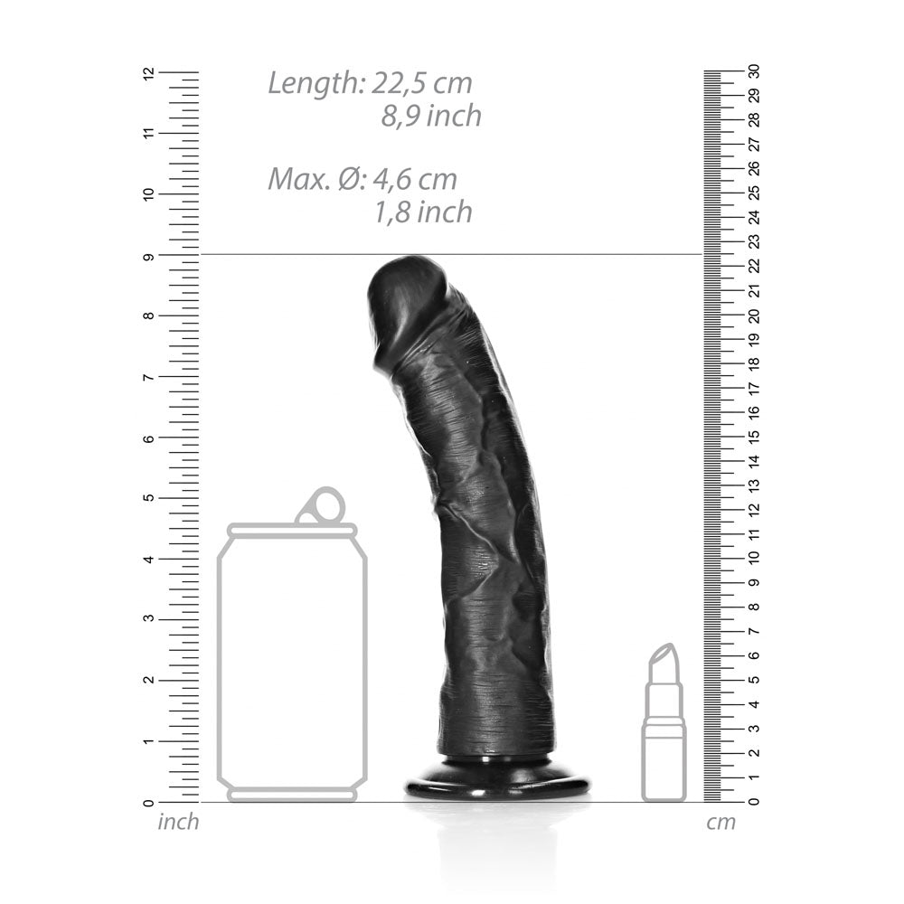 RealRock Curved Realistic Dildo With Suction Cup
