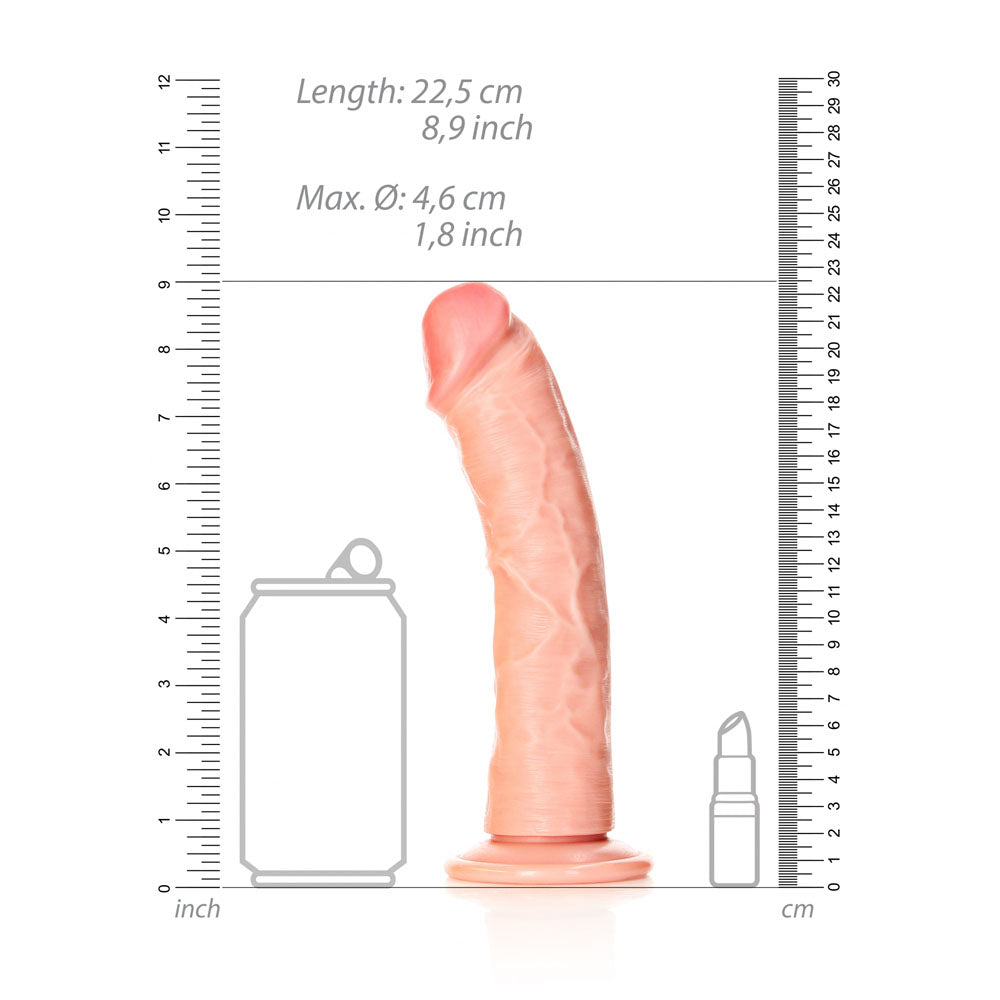 RealRock Curved Realistic Dildo With Suction Cup
