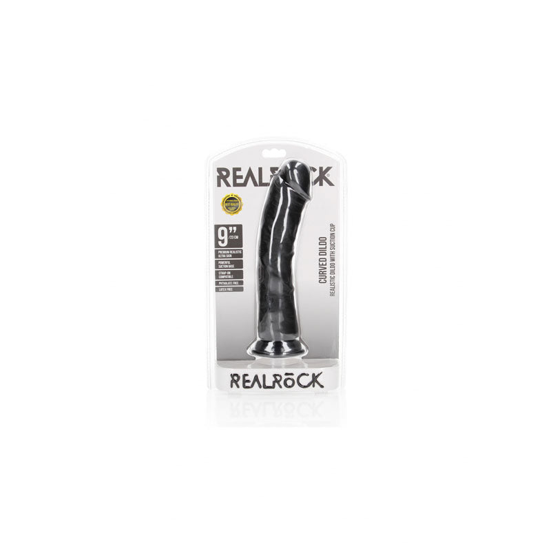 RealRock Curved Realistic Dildo With Suction Cup