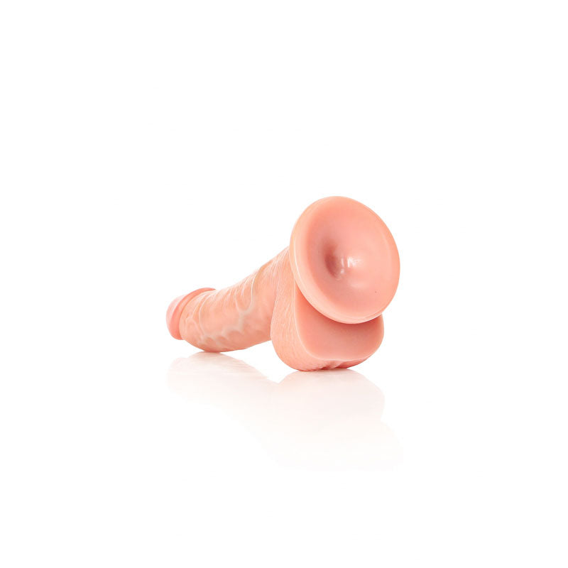 RealRock Curved Realistic Dildo With Balls