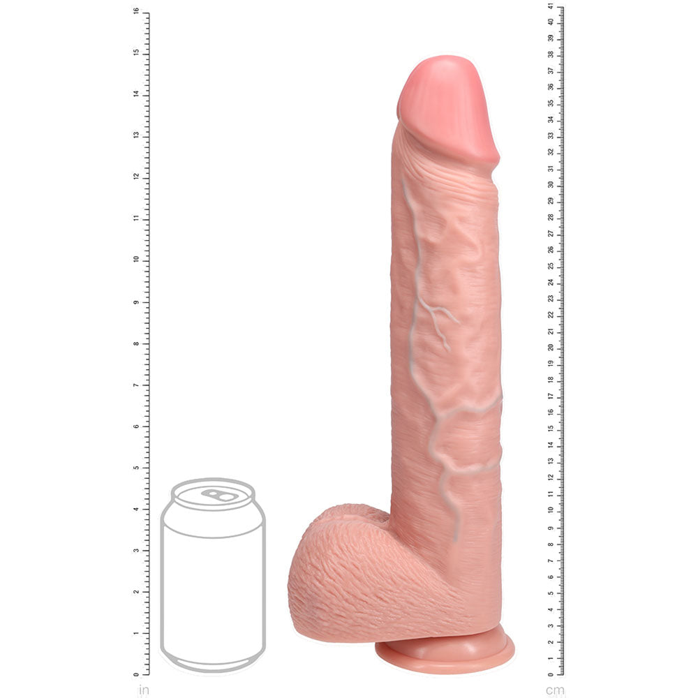RealRock 38cm Extra Long Dildo With Balls | The Love Boulevard