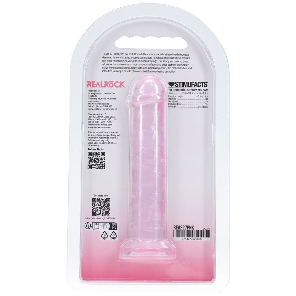 REALROCK Realistic 12.7cm (5 inches) Dildo – Pink