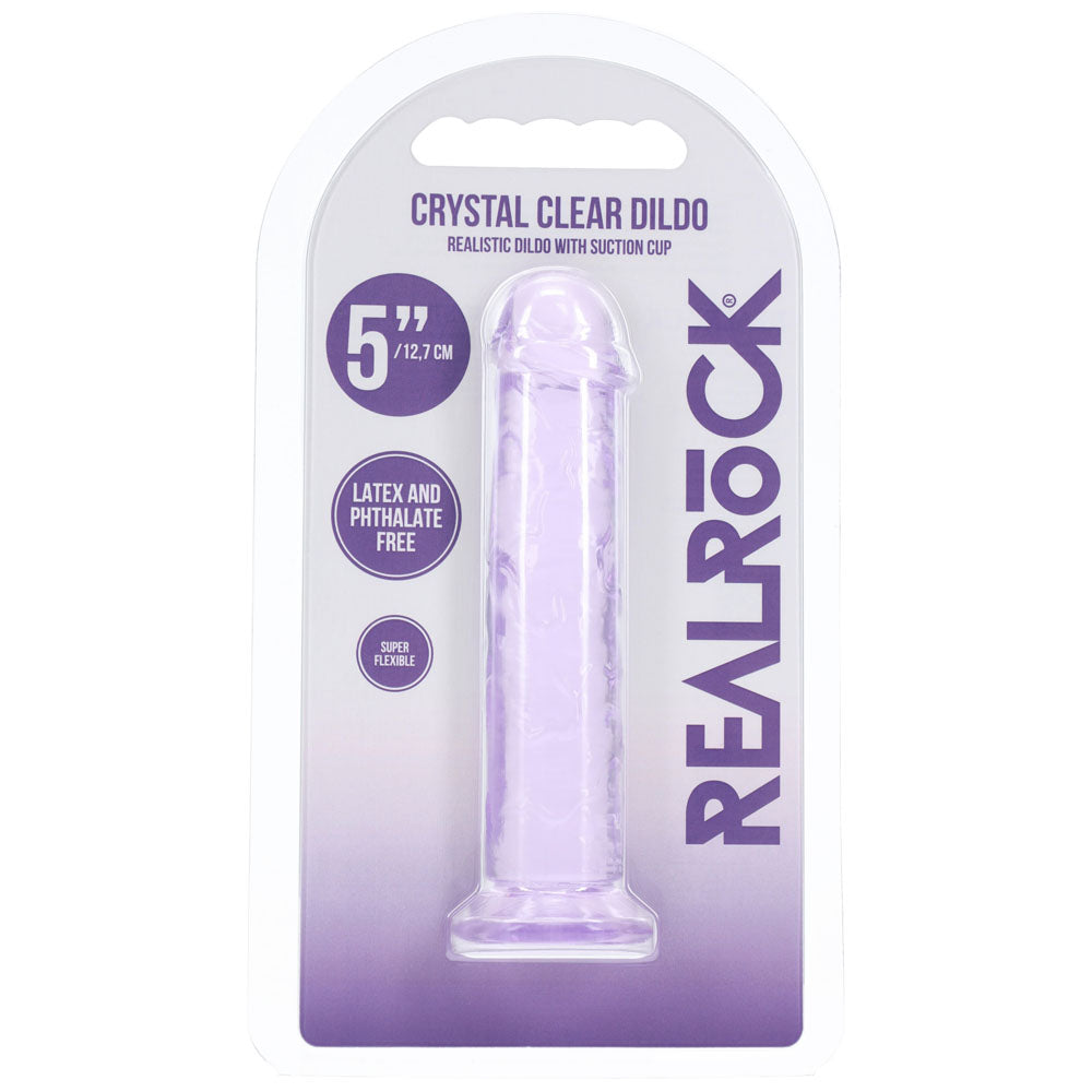 REALROCK Realistic 12.7cm (5 inches) Dildo – Purple
