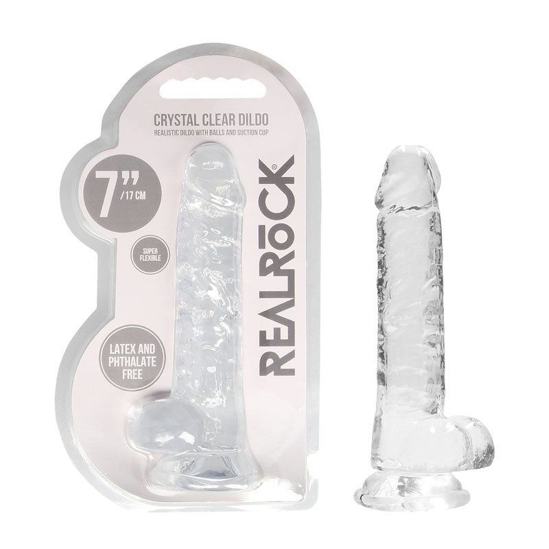 Realrock 7" Realistic Dildo With Suction Base | The Love Boulevard
