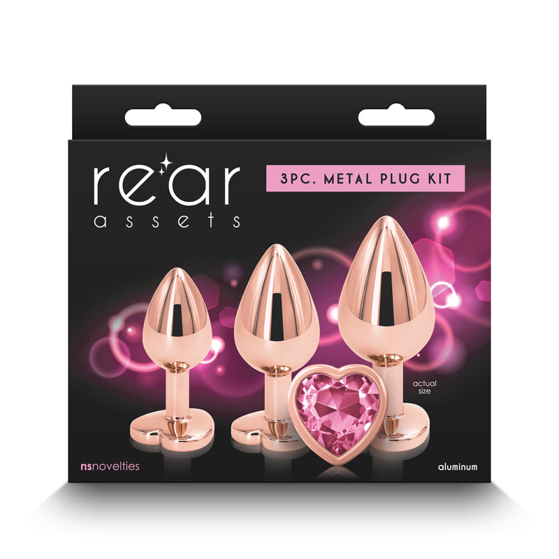 Rear Assets Rose Gold Butt Plug Trainer Kit | The Love Boulevard