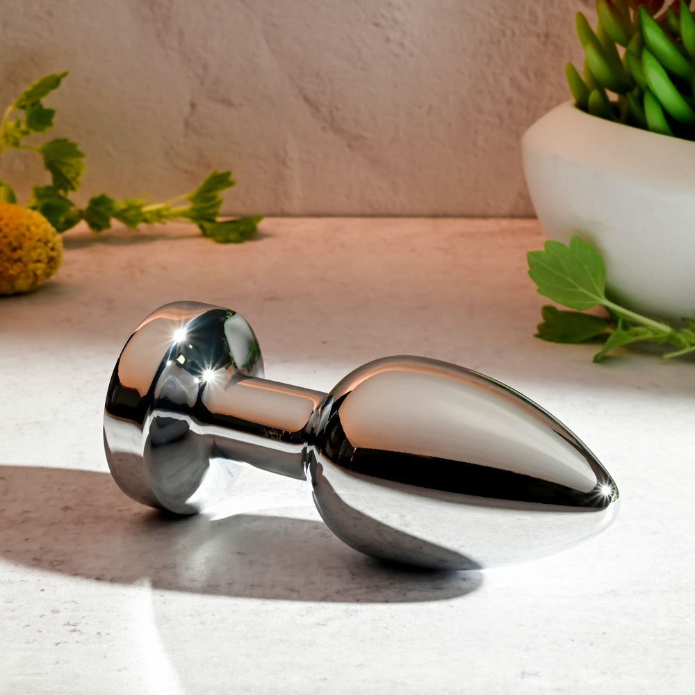 Rockin Metal Plug XL 10.5cm Vibrating Butt Plug | The Love Boulevard