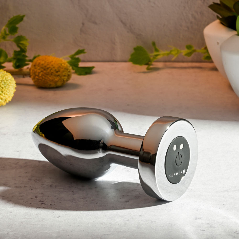 Rockin Metal Plug XL 10.5cm Vibrating Butt Plug | The Love Boulevard