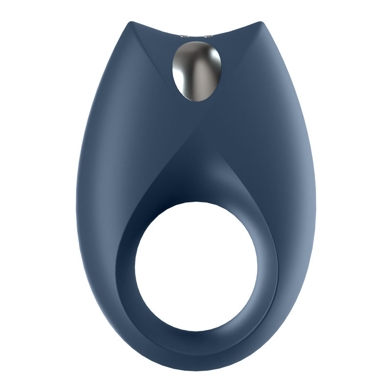 Satisfyer Royal One navy app-controlled vibrating silicone cock ring
