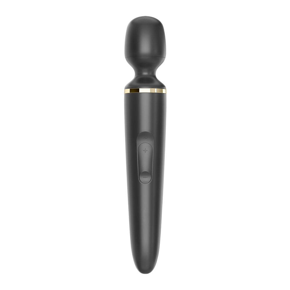 Satisfyer Wand-er Woman black and gold rechargeable silicone wand massager