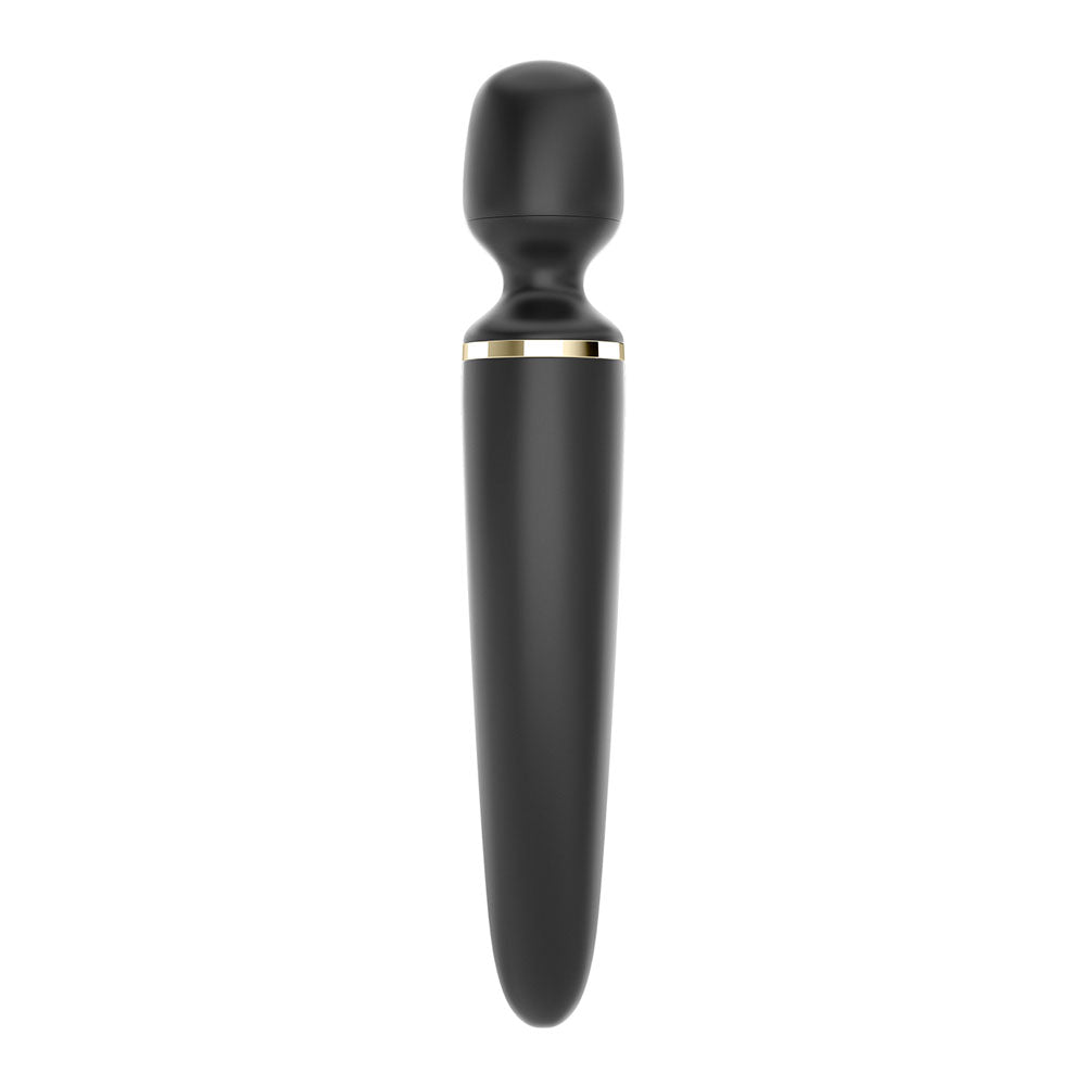 Satisfyer Wand-er Woman black and gold rechargeable silicone wand massager