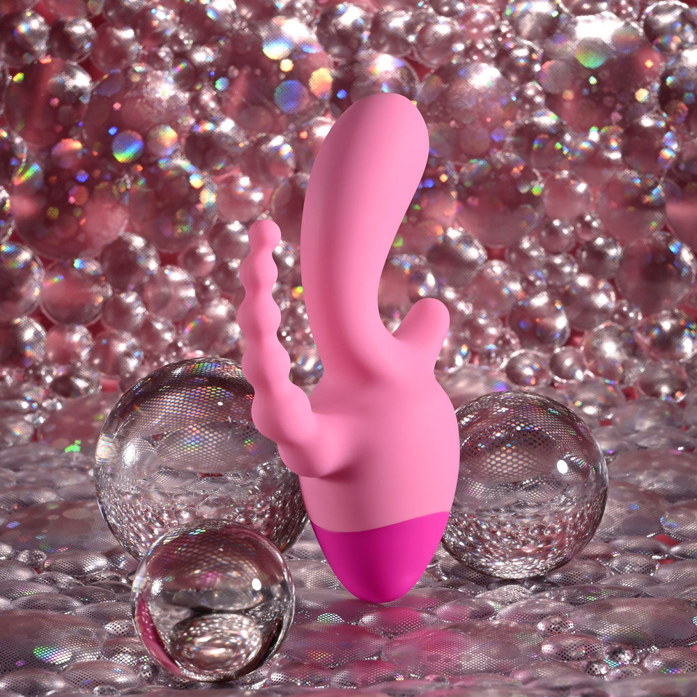 Selopa Game On pink rechargeable mini triple stimulator — product image 4