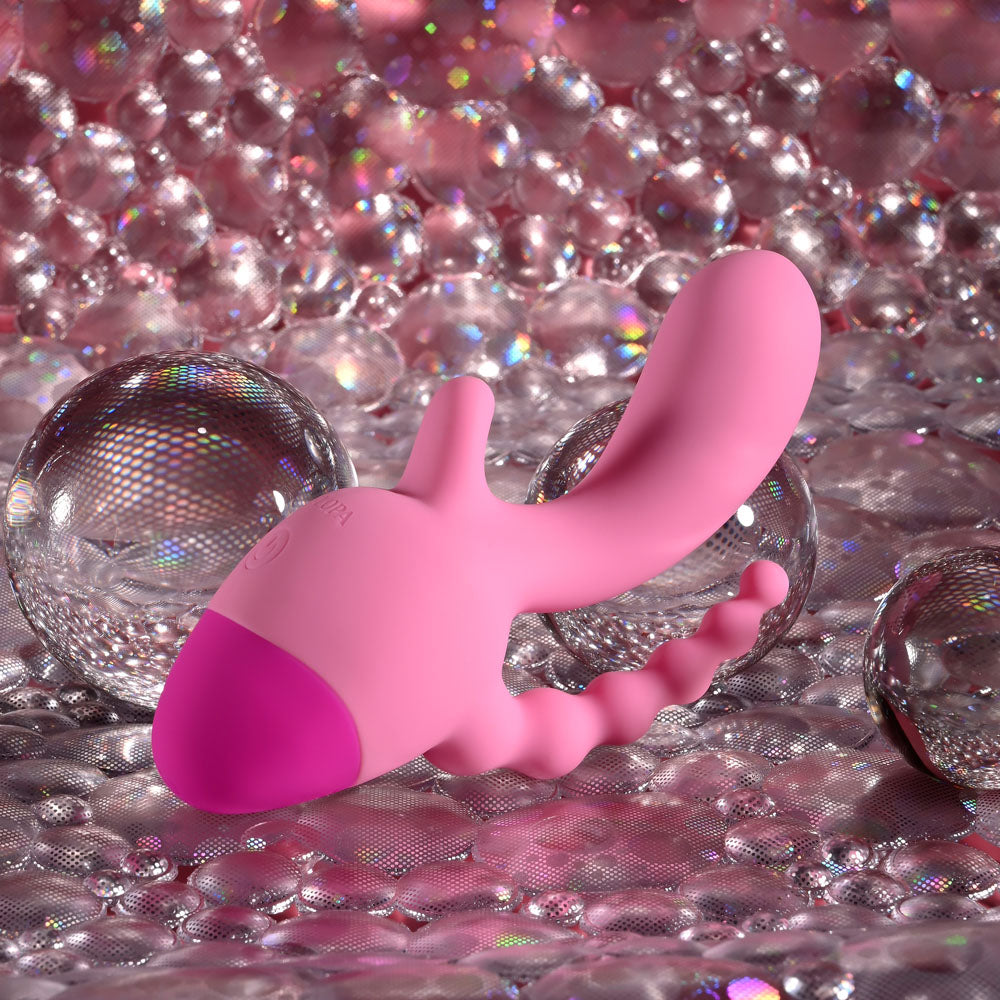 Selopa Game On pink rechargeable mini triple stimulator — product image 5