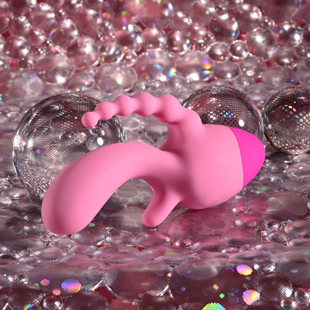 Selopa Game On pink rechargeable mini triple stimulator — product image 6