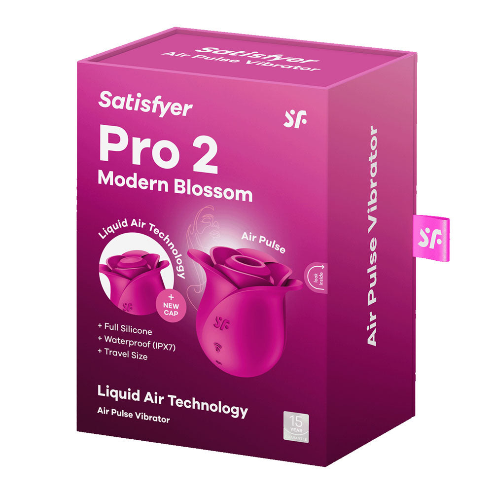 Satisfyer Pro 2 Modern Blossom Rose Vibrator | The Love Boulevard