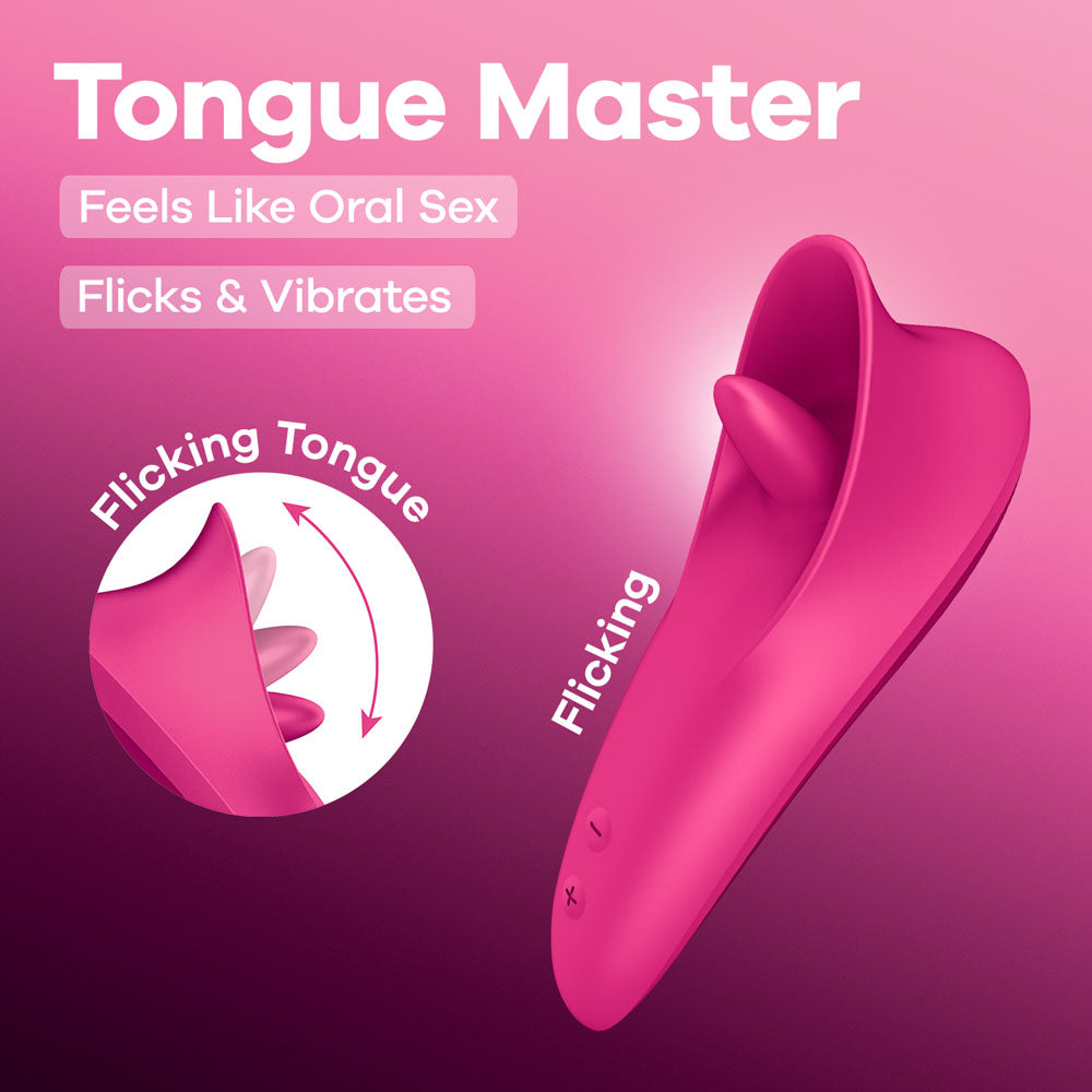 Satisfyer Tongue Master Flicking Stimulator | The Love Boulevard