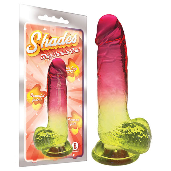 Shades 8 Inch Soft Jelly Dildo | The Love Boulevard