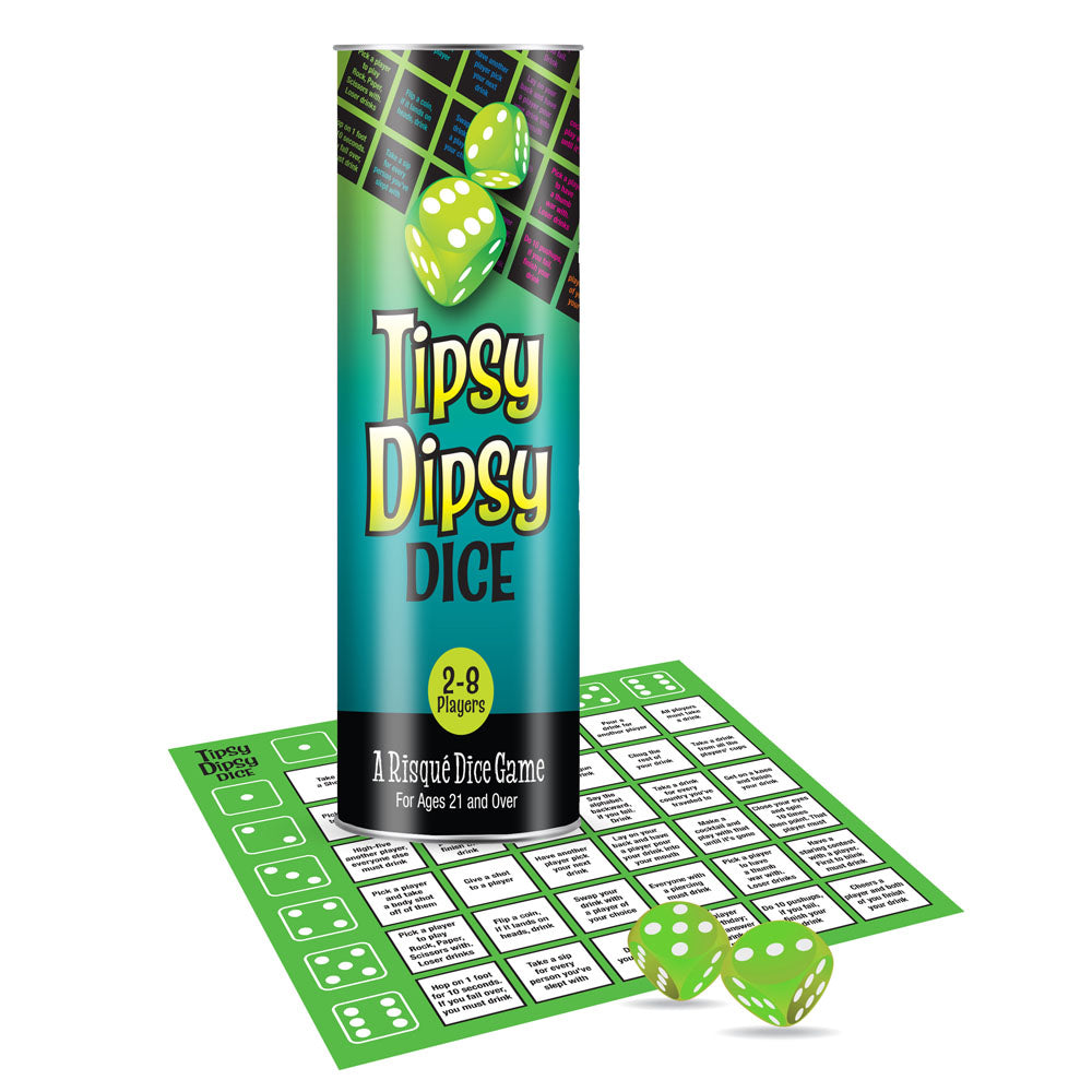 Tipsy Dipsy Dice Adult Drinking Game | The Love Boulevard