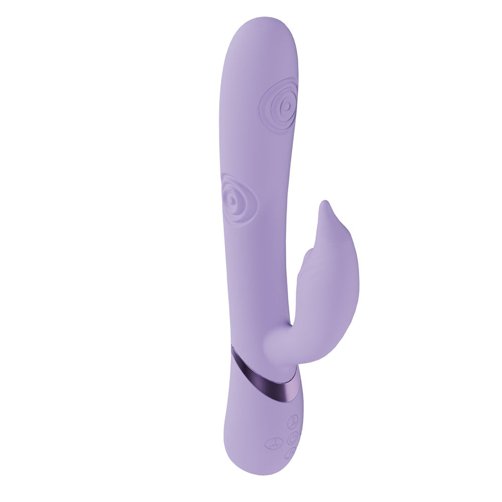 Vive Pallina purple tapping rabbit vibrator — product view 3