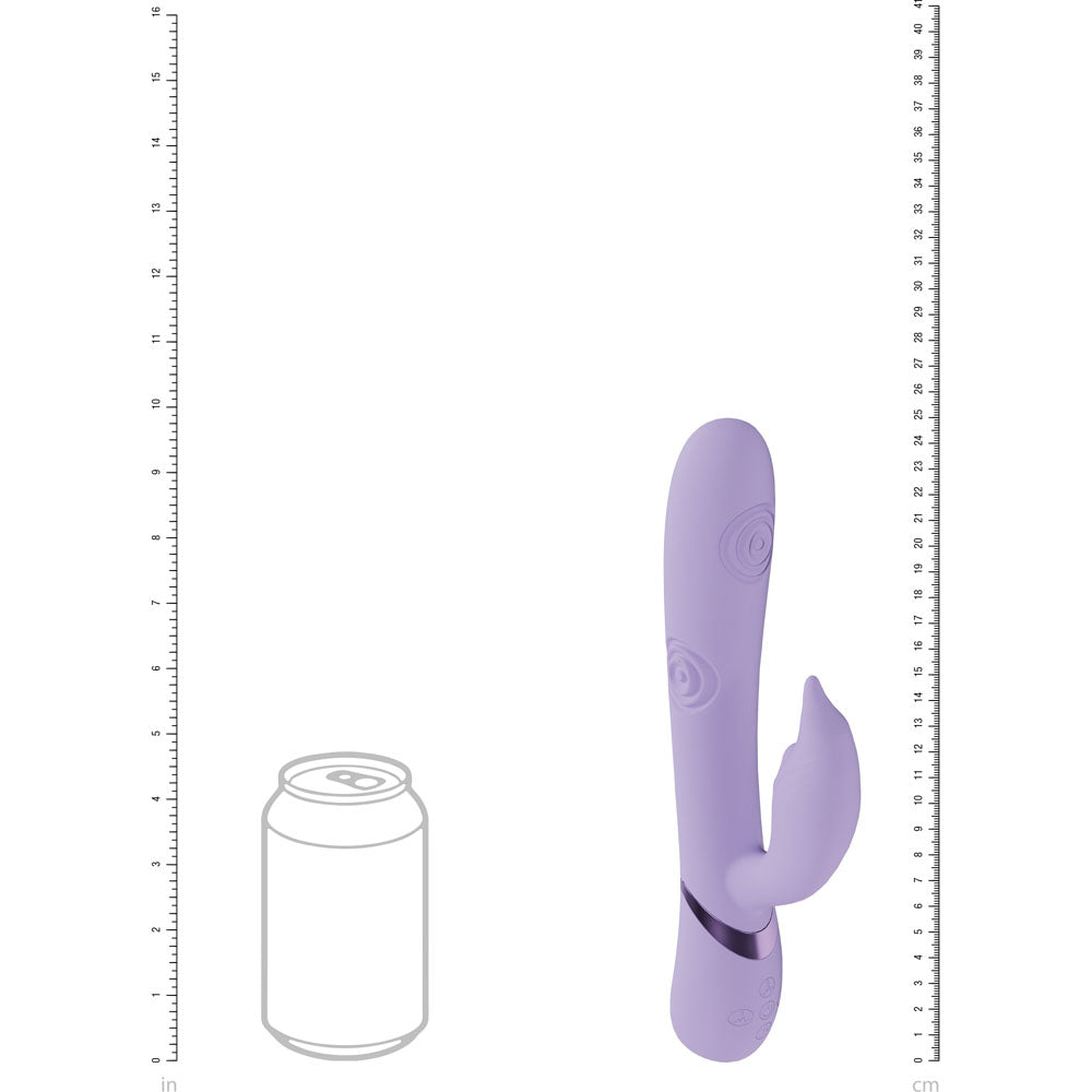 Vive Pallina purple tapping rabbit vibrator — product view 5