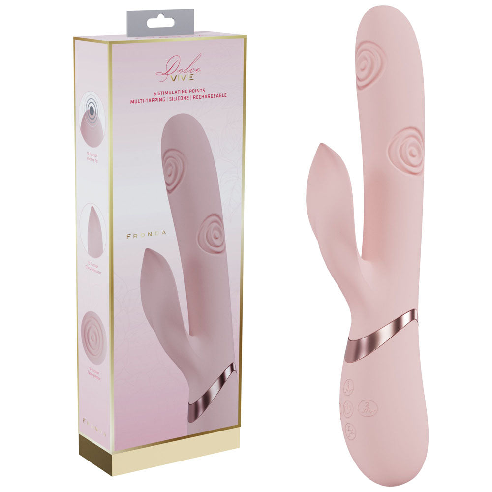 VIVE Fronda – Pink Tapping Rabbit Vibrator