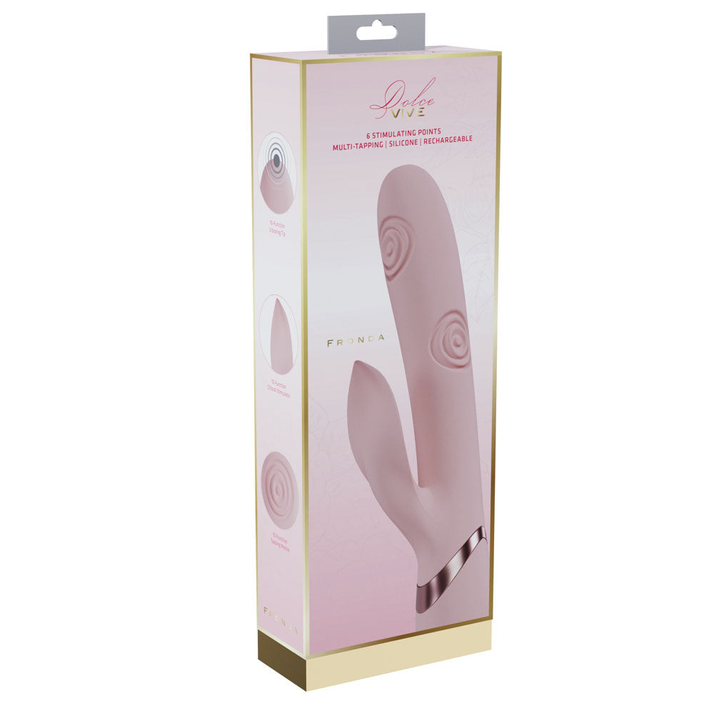 VIVE Fronda – Pink Tapping Rabbit Vibrator